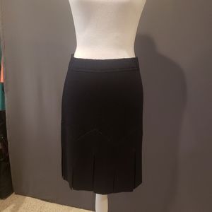 St. John Collection black knit skirt